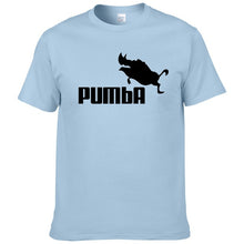 Load image into Gallery viewer, 2016 funny tee cute t shirts homme Pumba men casual short sleeves cotton tops cool tshirt summer jersey costume t-shirt #062