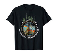 Load image into Gallery viewer, And I Think To Myself What A Wonderful World Hippie Shirt