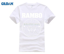 Load image into Gallery viewer, PHIKING 100% Pure cotton O signage flower item tile covering John Rambo Seal T-Shirt