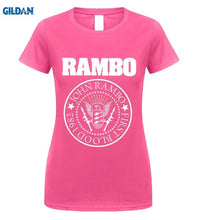 Load image into Gallery viewer, PHIKING 100% Pure cotton O signage flower item tile covering John Rambo Seal T-Shirt
