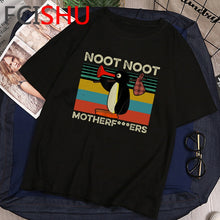 Load image into Gallery viewer, Noot Noot Pingu Funny Cartoon T Shirt Men/women Funny Cartoon T-shirt Fashion Tv Show Anime Tshirt Hip Hop Top Tees Male/female
