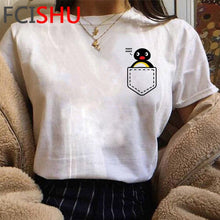 Load image into Gallery viewer, Noot Noot Pingu Funny Cartoon T Shirt Men/women Funny Cartoon T-shirt Fashion Tv Show Anime Tshirt Hip Hop Top Tees Male/female
