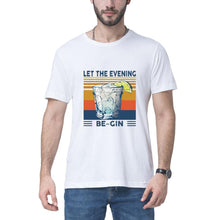 Load image into Gallery viewer, New fashion promotion Martini Cocktail Let The Evening Be Gin Funny Vintage Men's T-Shirt Cotton Tee women's sweatshirts
