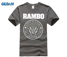 Load image into Gallery viewer, PHIKING 100% Pure cotton O signage flower item tile covering John Rambo Seal T-Shirt
