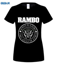 Load image into Gallery viewer, PHIKING 100% Pure cotton O signage flower item tile covering John Rambo Seal T-Shirt
