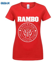 Load image into Gallery viewer, PHIKING 100% Pure cotton O signage flower item tile covering John Rambo Seal T-Shirt
