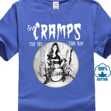 Load image into Gallery viewer, Personality Men'S The Cramps Turn Blue Zomer O Neck Short Sleeve T Shirts
