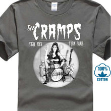 Load image into Gallery viewer, Personality Men'S The Cramps Turn Blue Zomer O Neck Short Sleeve T Shirts
