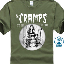 Load image into Gallery viewer, Personality Men'S The Cramps Turn Blue Zomer O Neck Short Sleeve T Shirts
