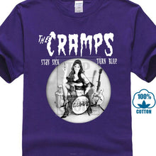 Load image into Gallery viewer, Personality Men'S The Cramps Turn Blue Zomer O Neck Short Sleeve T Shirts
